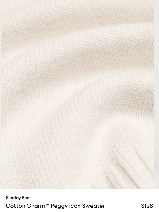 Cotton Charm™ Peggy Icon Sweater - Picture 2 of 2